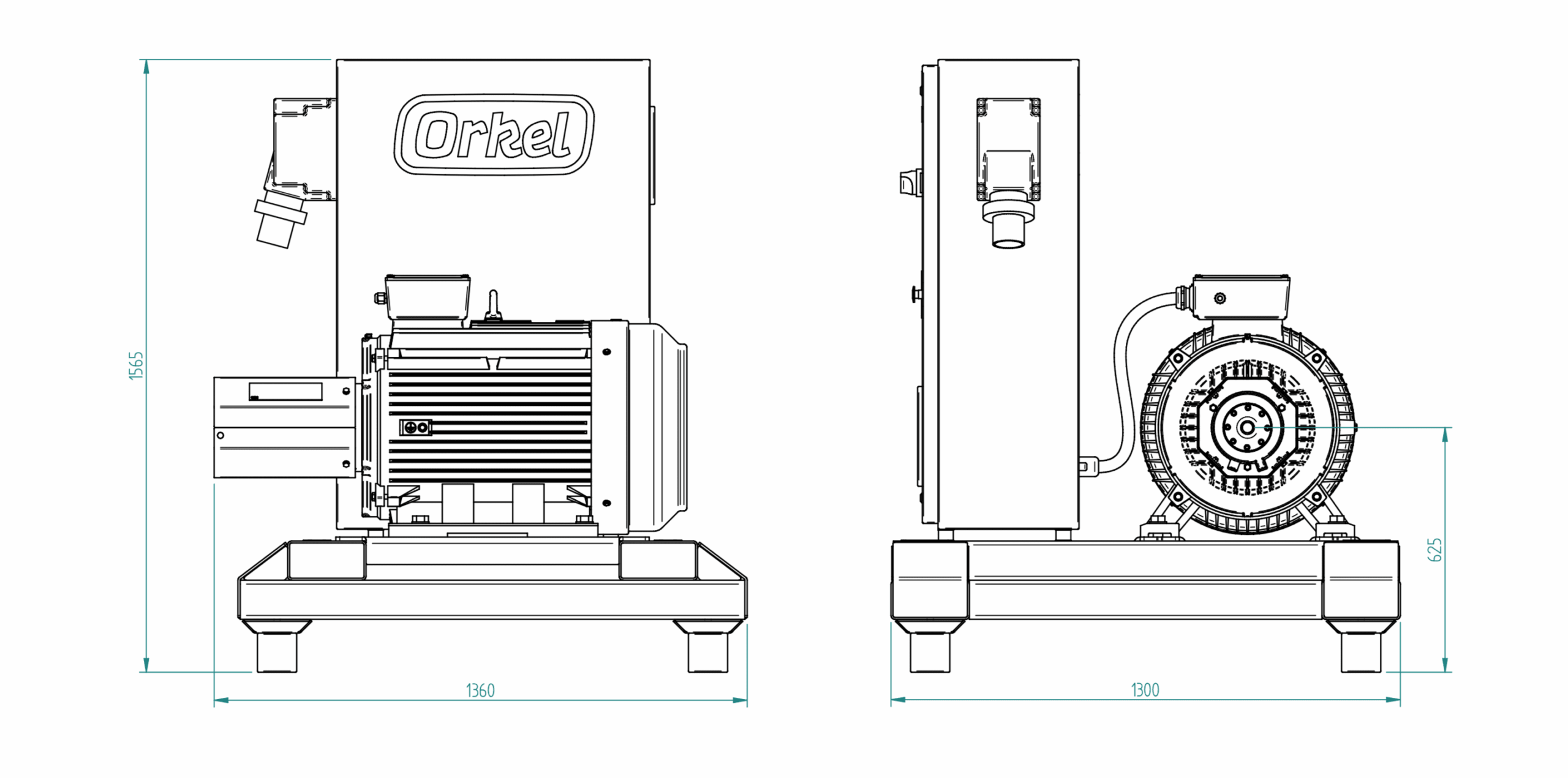 Dimensions Powerpack PP550