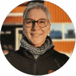 Closeup portrait of a woman