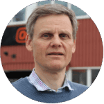 Closeup portrait of a man