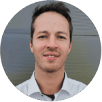 Closeup portrait of a man with a grey background