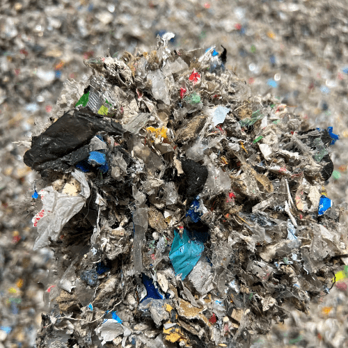 Closeup picture of SRF (Solid recovered fuel)