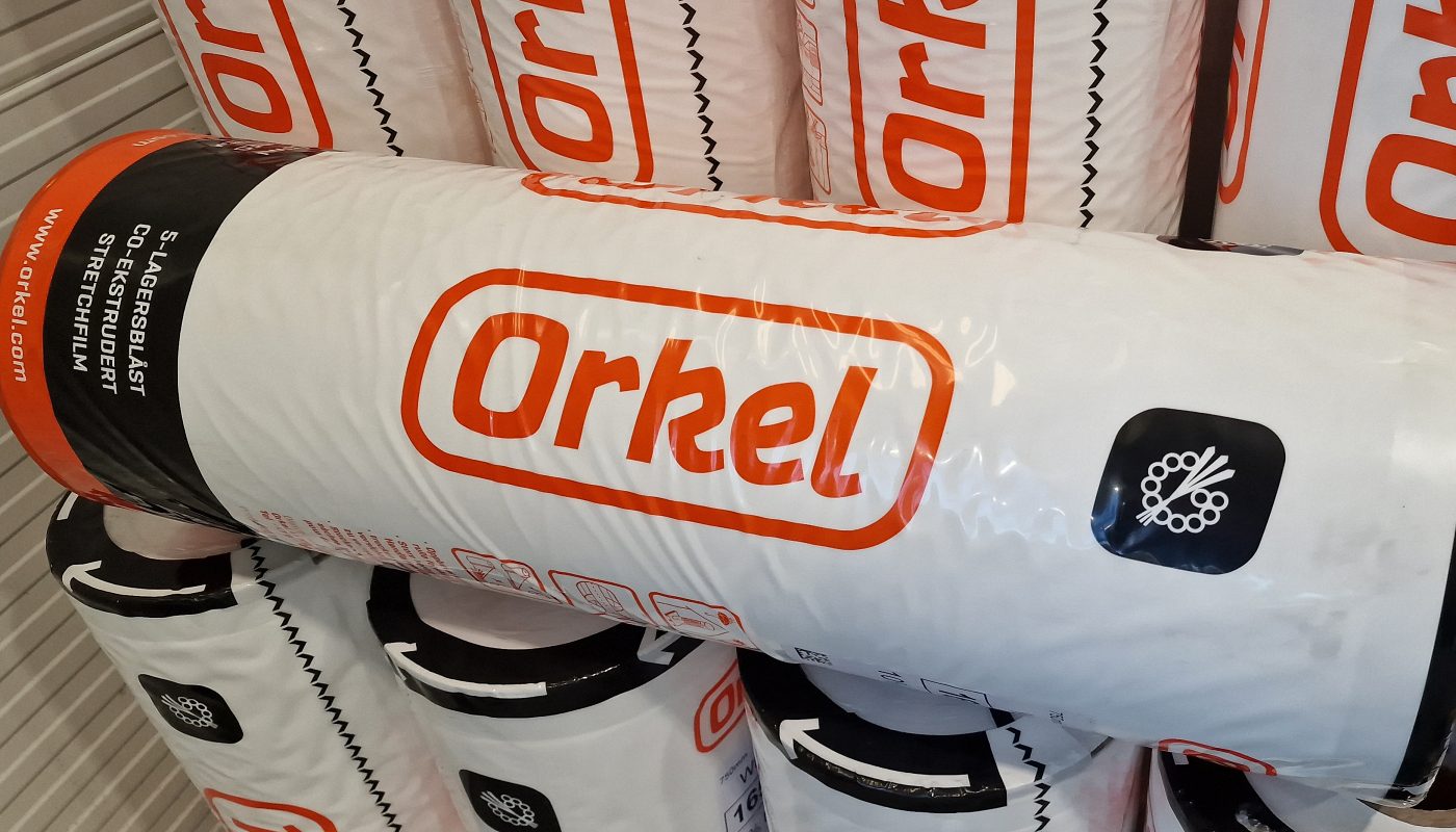 Orkel wrap pro. Tinner roundbale wrap, but stronger.
