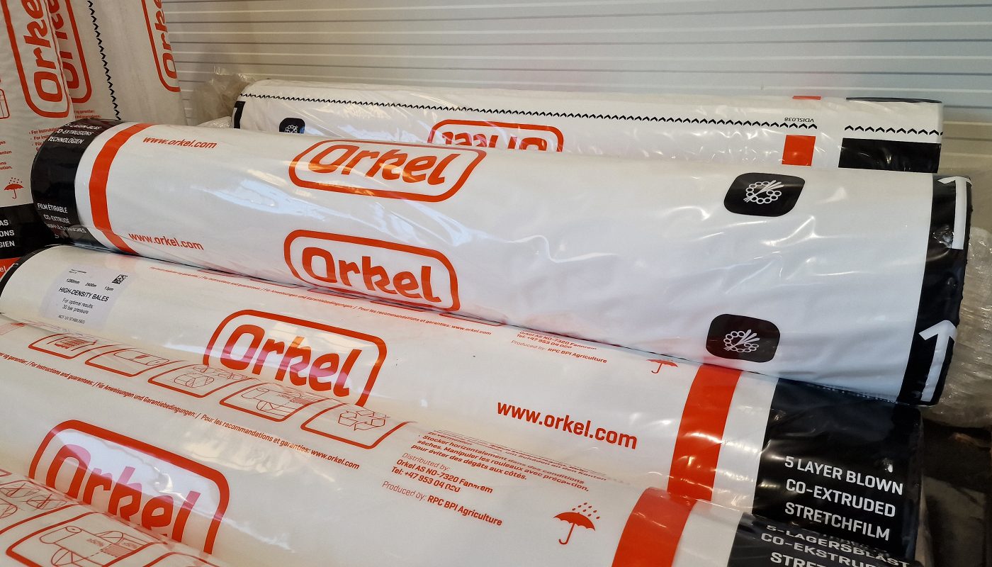 Pallet with Orkel wide film